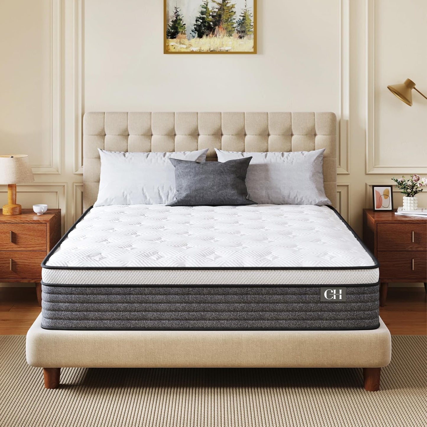 12 Inch Fiberglass Free Bed Mattress