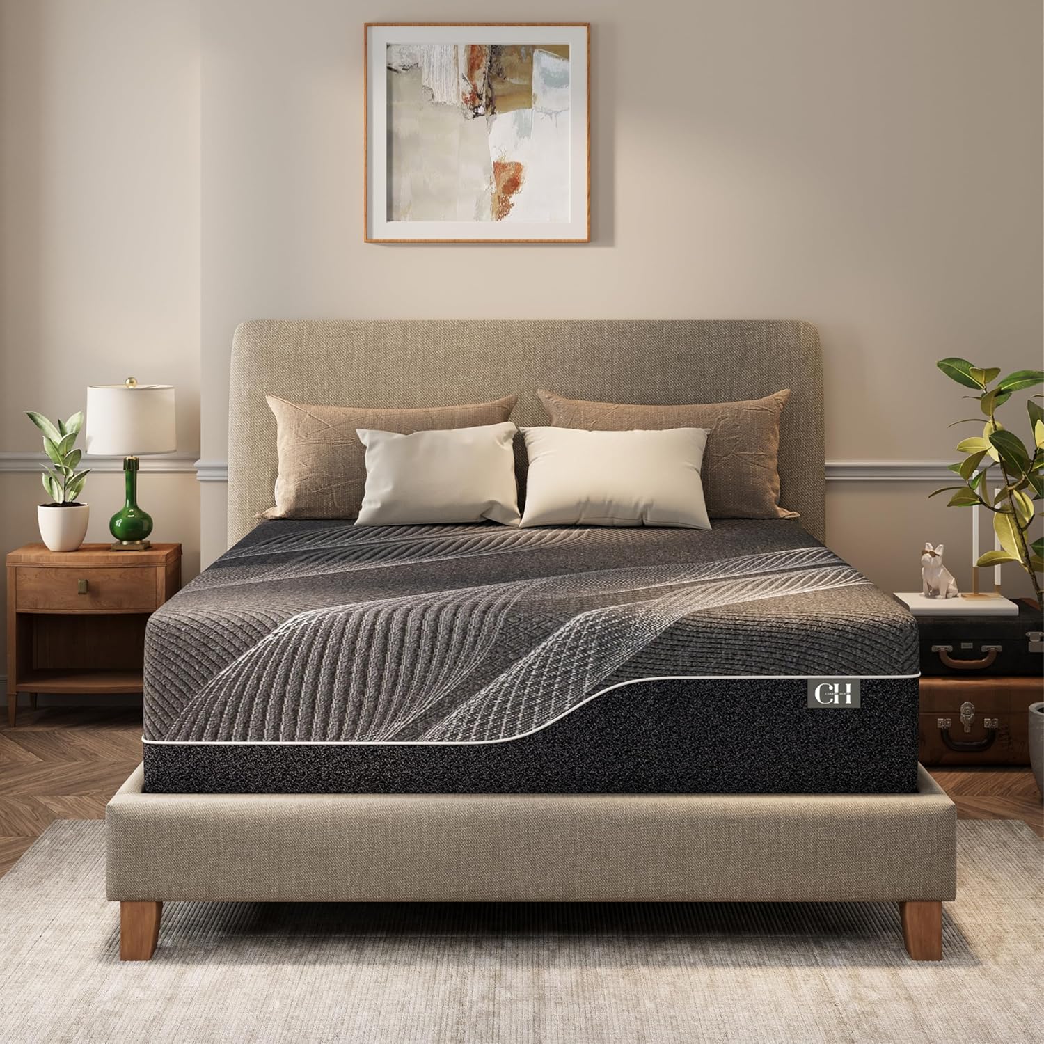 Coprimaterasso Memory Foam 7,6 Cm 190x137 - CH CHARME HOUSE - Gel Rinfrescante CertiPUR
